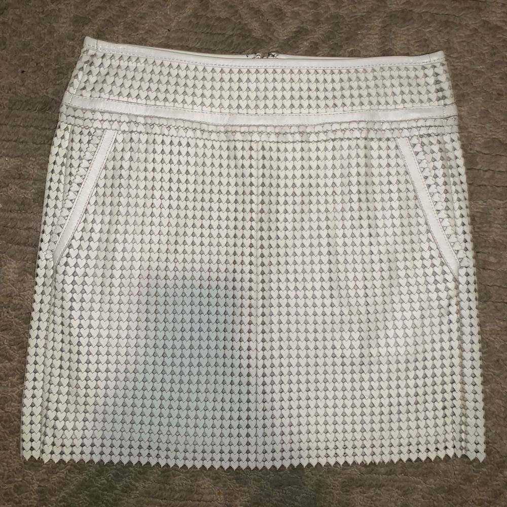 Tory Burch Leather Skirt